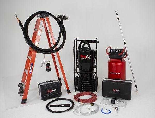Complete duct cleaning equipment package